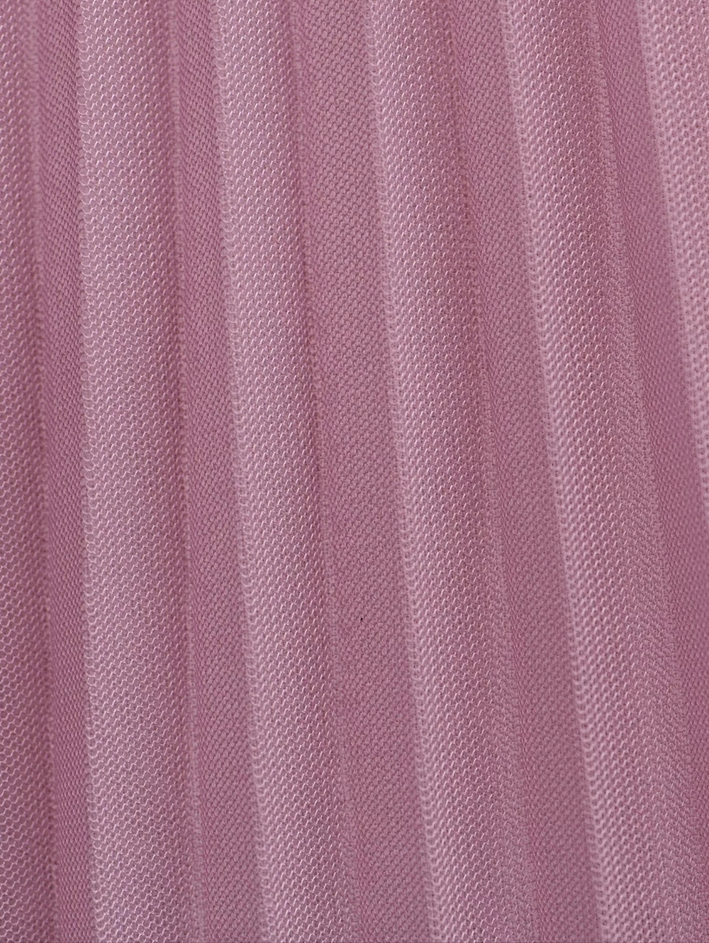 Pleated Halter Mini Dress with Floral Neck Accent - Lavender - Picture 4 of 9